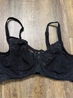 Bare Women's Black Lace Underwire Bra - Elegant Support 38D